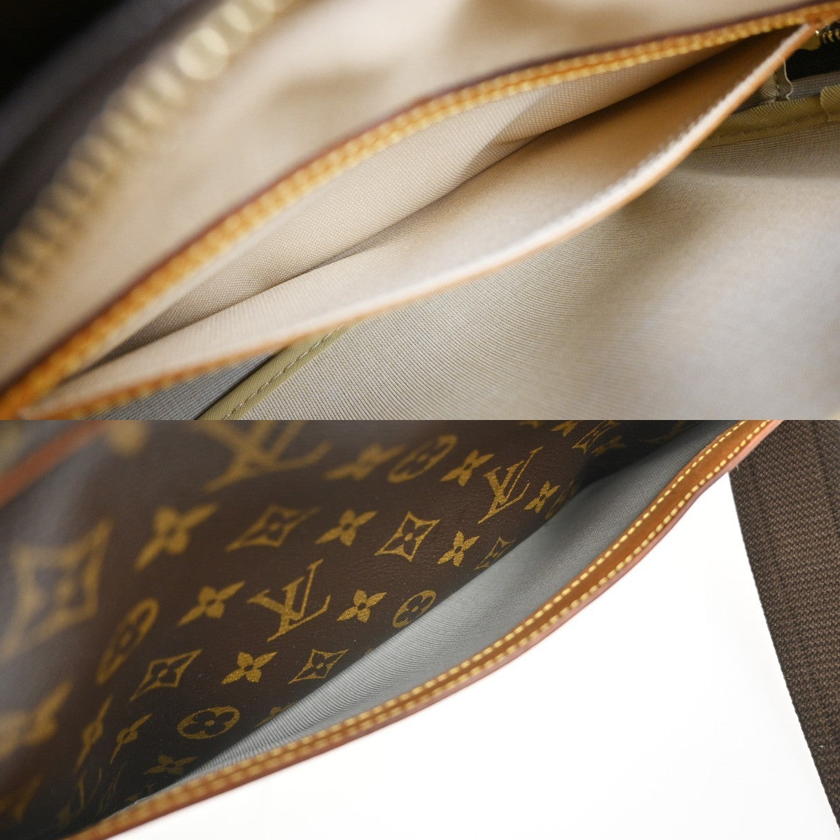 Louis Vuitton Reporter Monogram Canvas Brown Canvas Shoulder Bag Bag (Pre-Owned)
