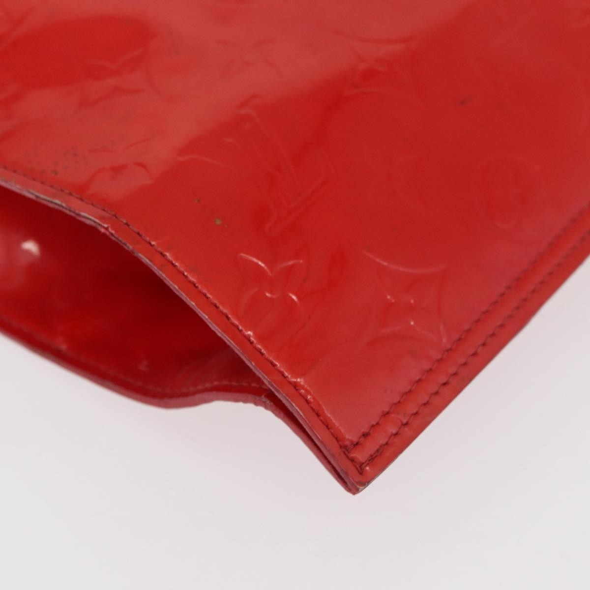 Louis Vuitton Stanton Monogram Vernis Red Patent_Leather Tote Bag Bag (Pre-Owned)