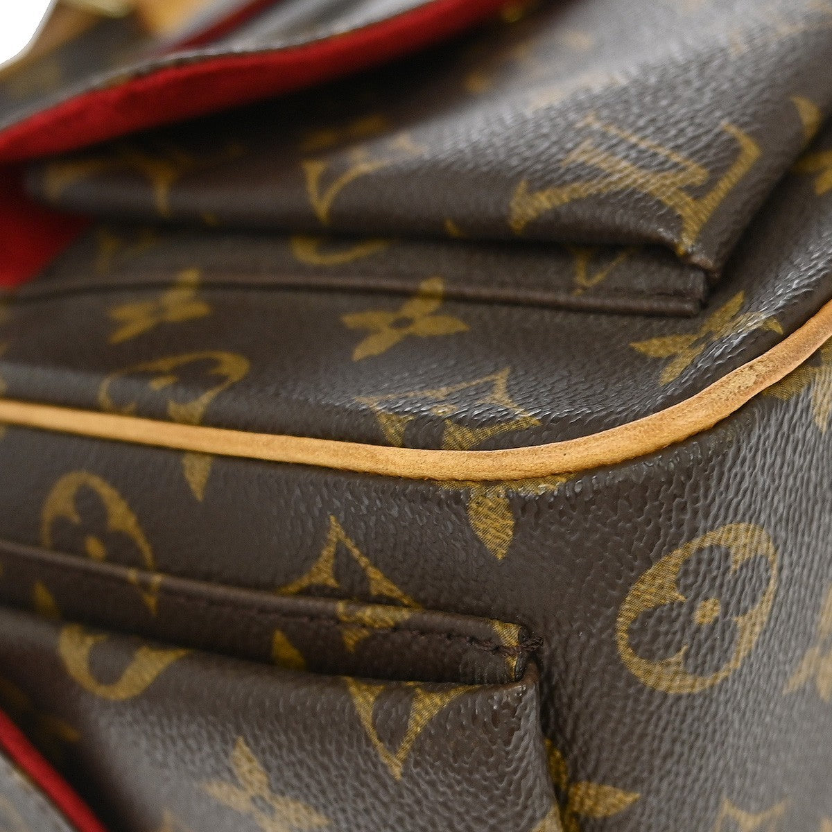 Louis Vuitton Excentri-Cite Monogram Canvas Brown Canvas Handbag (Pre-Owned)