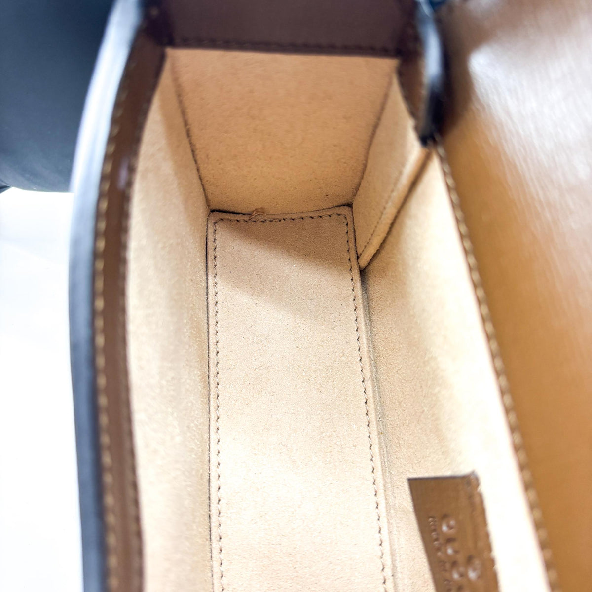 Gucci Horsebit 1955 Flap Gg Coated Canvas Brown Canvas Crossbody Bag Bag (Pre-Owned)