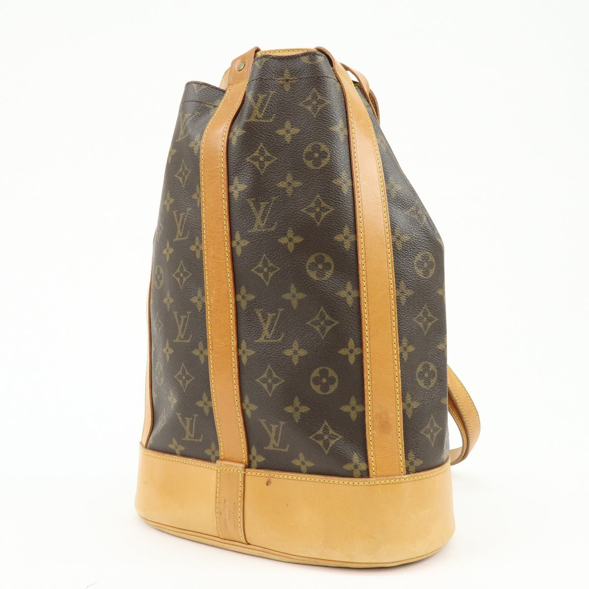 Louis Vuitton Randonnee Monogram Canvas Brown Canvas Backpack Bag (Pre-Owned)