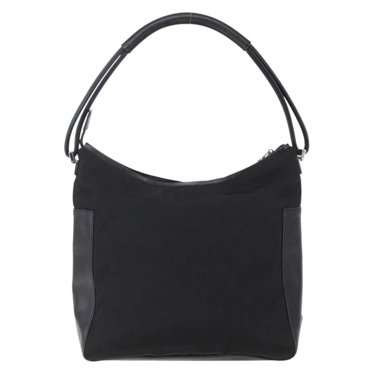 Gucci Vintage Gg Canvas Black Canvas Shoulder Bag Bag (Pre-Owned)