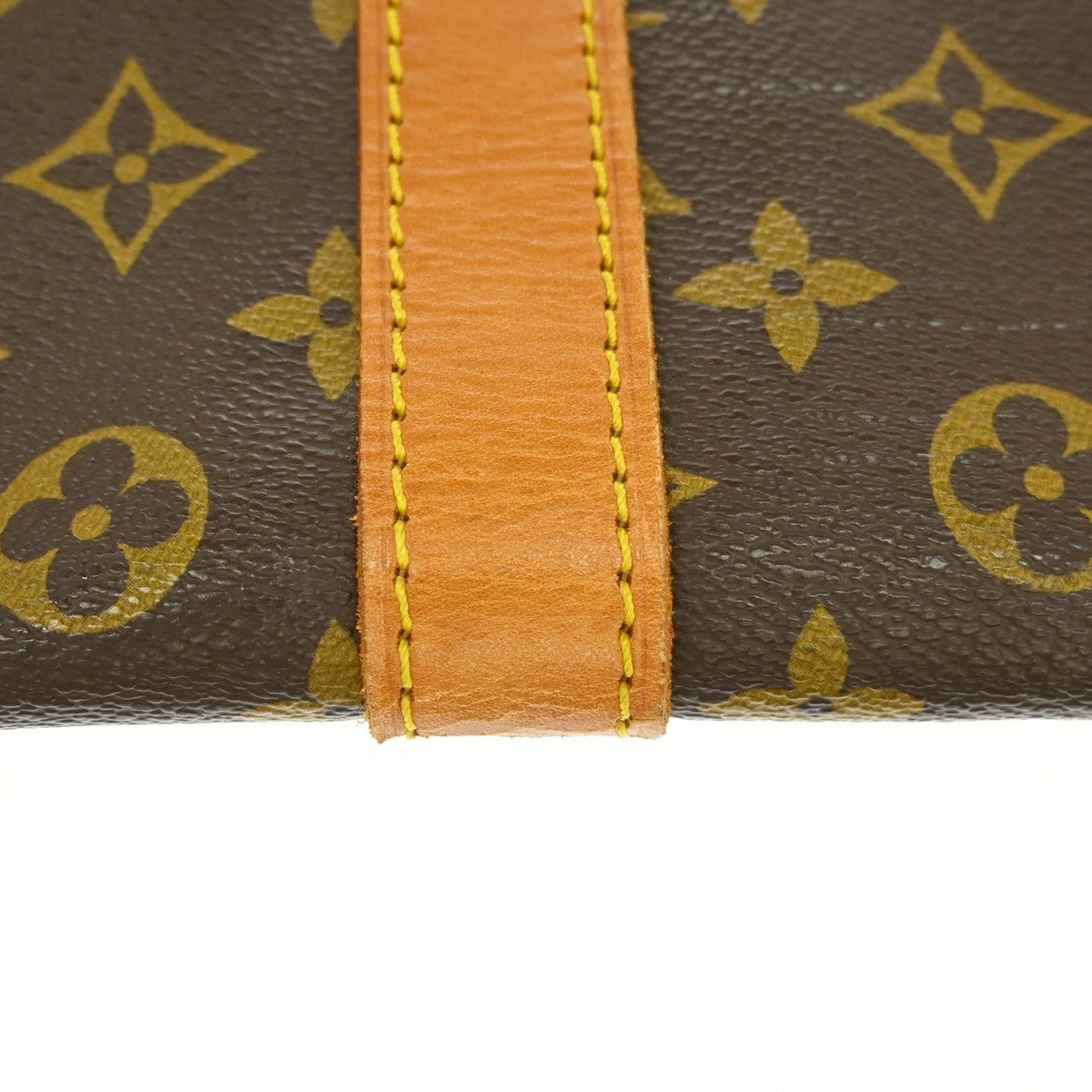 Louis Vuitton Keepall Bandouliere Monogram Canvas Brown Canvas Travel Bag Bag (Pre-Owned)