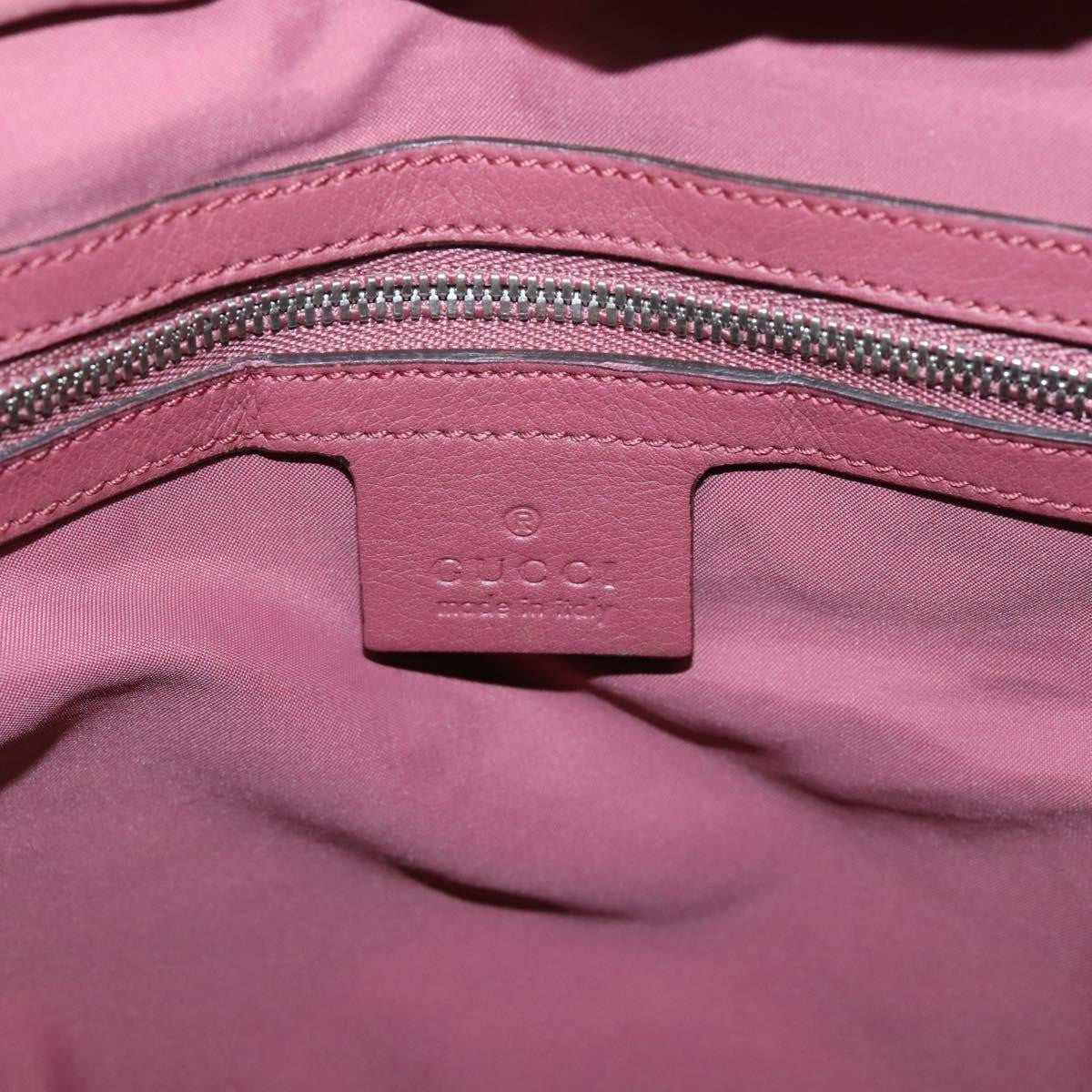 Gucci Buckle Blooms Print Gg Coated Canvas Beige Canvas Backpack Bag (Pre-Owned)