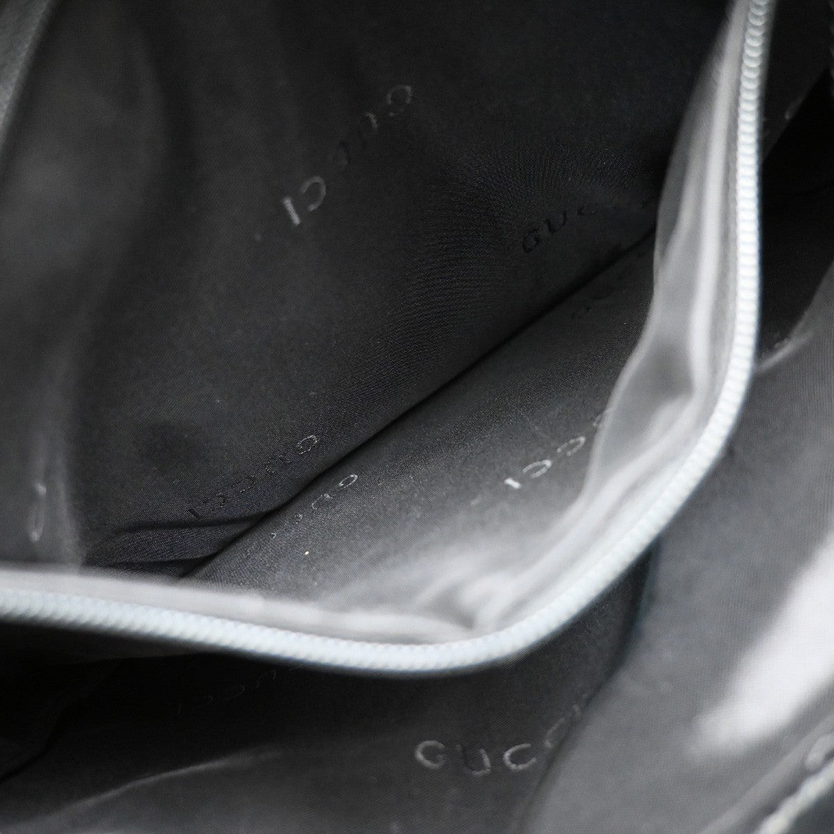 Gucci Vintage Bucket Shopping Gg Canvas Black Canvas Tote Bag Bag (Pre-Owned)