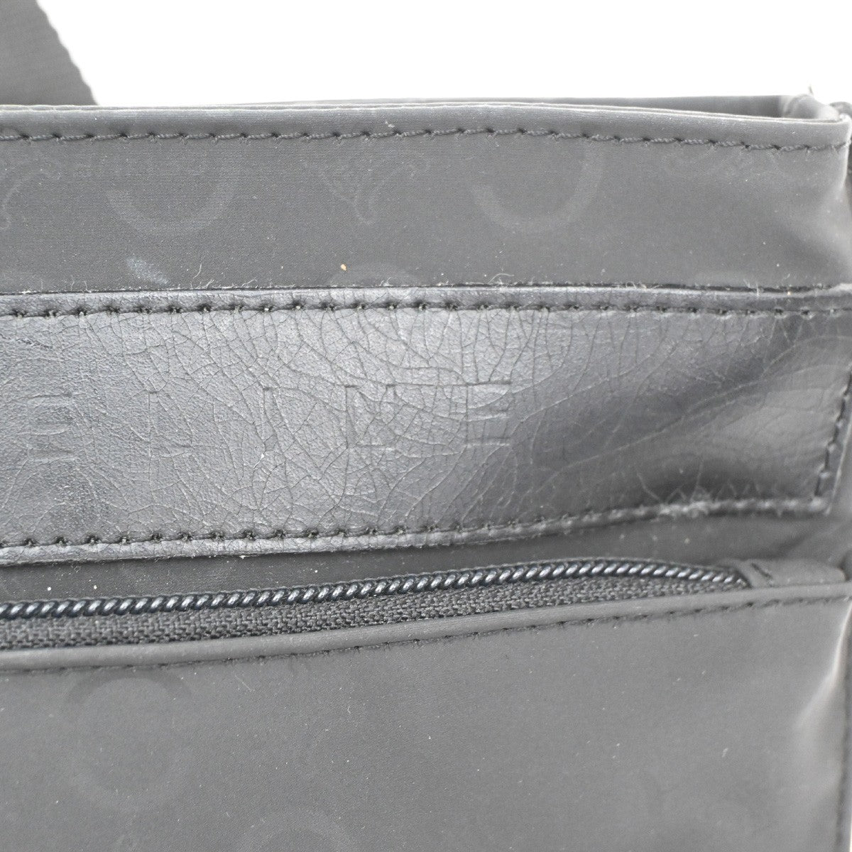 Celine Macadam Waist Nylon Black Canvas Backpack Bag (Pre-Owned)