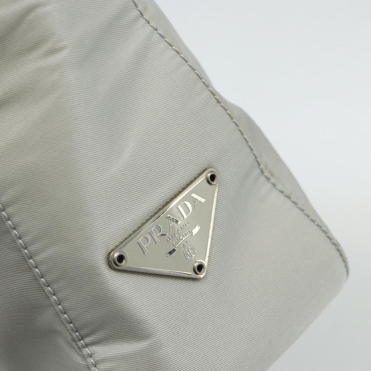 Prada Resin Handle Tessuto Clear Nylon Shoulder Bag Bag (Pre-Owned)