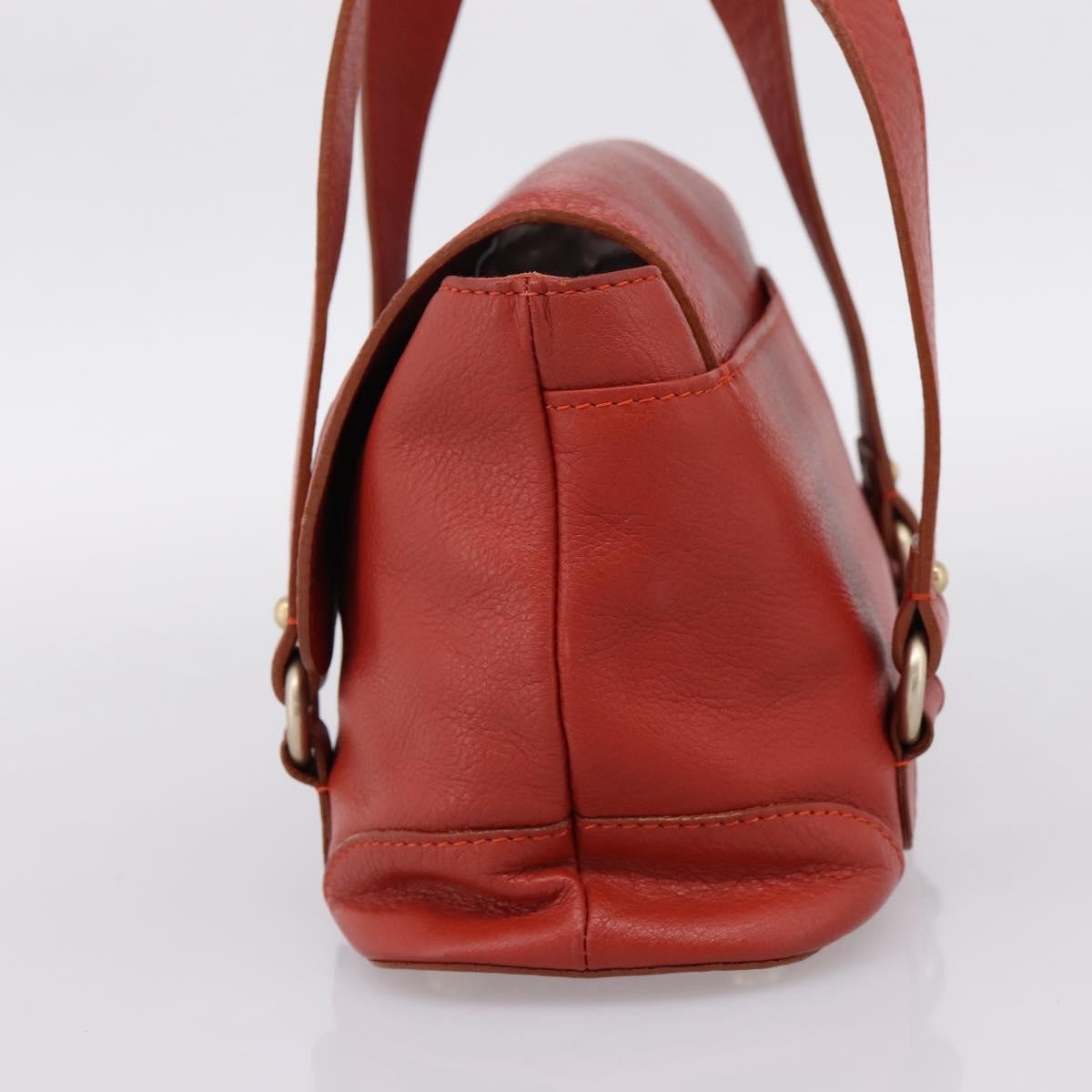 Chloe Handbag Leather Red Leather Handbag (Pre-Owned)