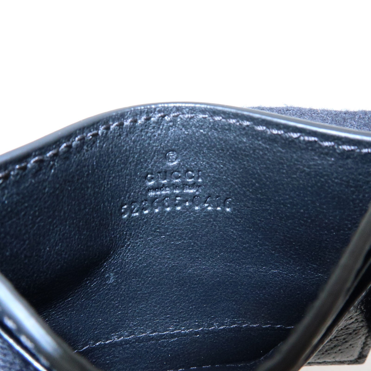 Gucci Animalier Card Holder Leather Black Leather Card Holders Accessory (Pre-Owned)