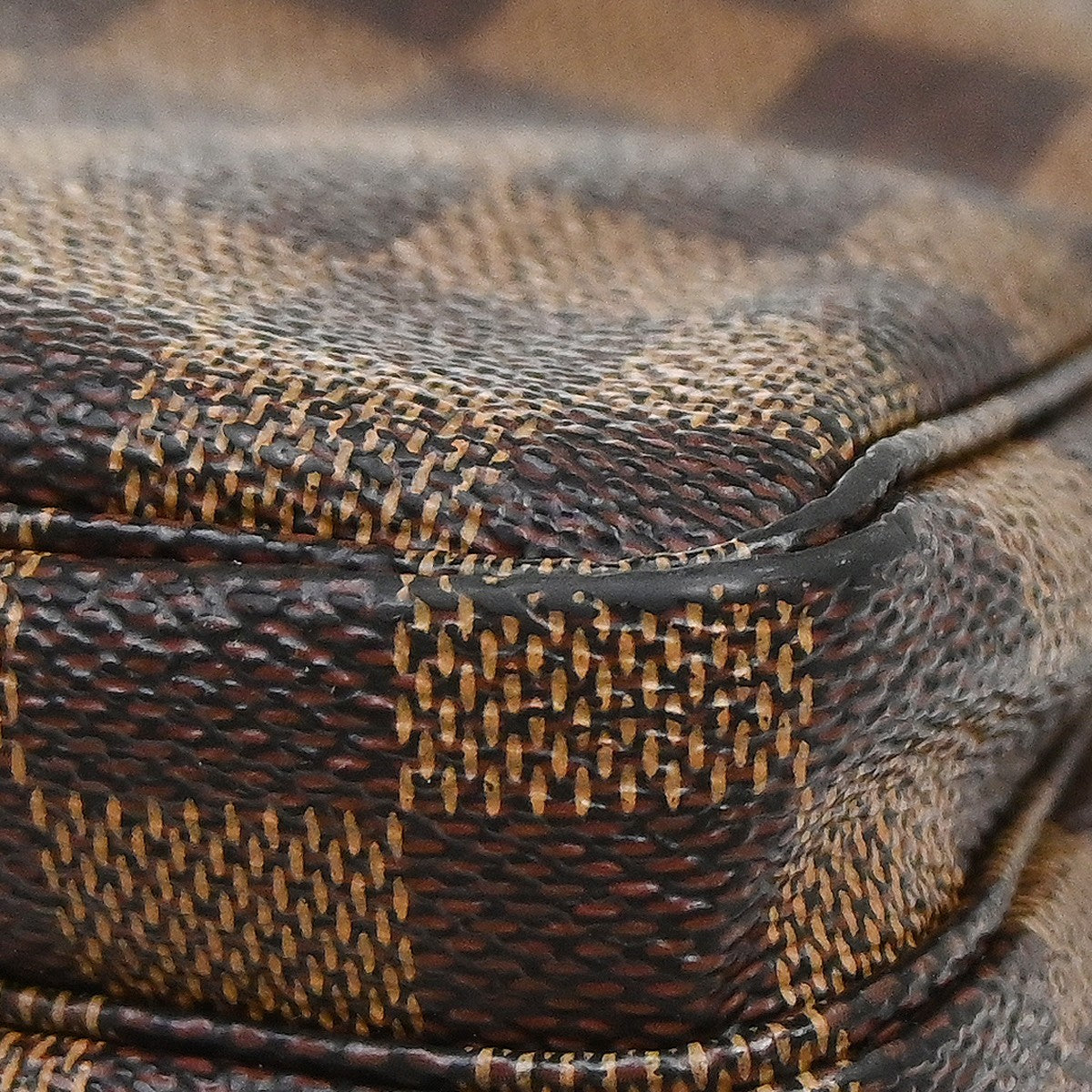 Louis Vuitton Naviglio Damier Ebene Brown Canvas Shoulder Bag Bag (Pre-Owned)