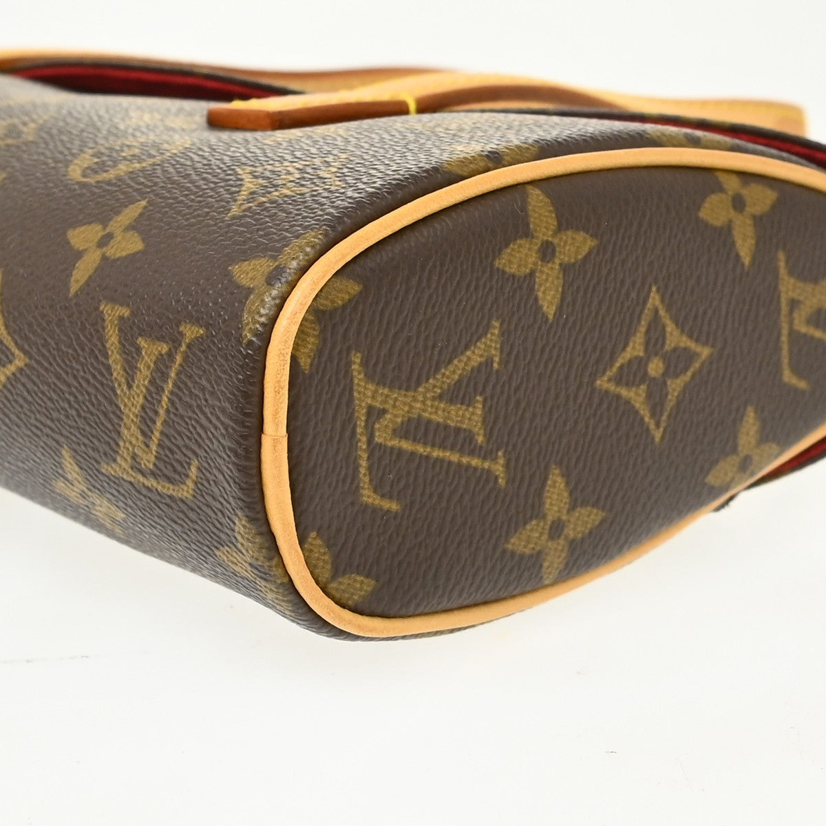 Louis Vuitton Sonatine Monogram Canvas Brown Canvas Handbag (Pre-Owned)