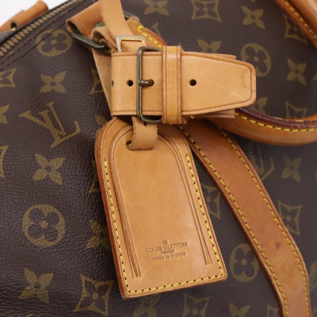 Louis Vuitton Keepall Bag Monogram Canvas Brown Canvas Travel Bag Bag (Pre-Owned)