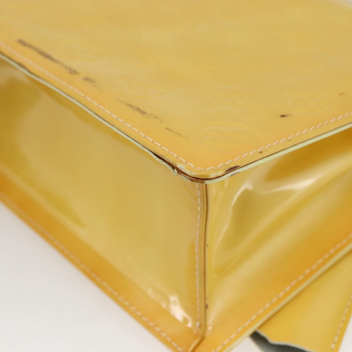 Louis Vuitton Spring Street Nm Patent Leather Yellow Patent_Leather Handbag (Pre-Owned)