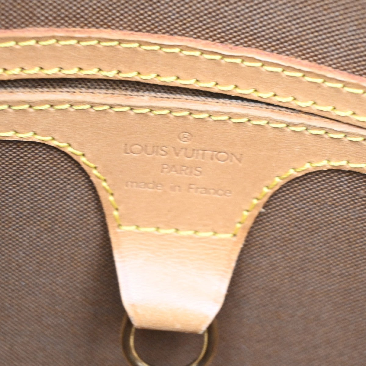 Louis Vuitton Ellipse Monogram Brown Leather Handbag (Pre-Owned)