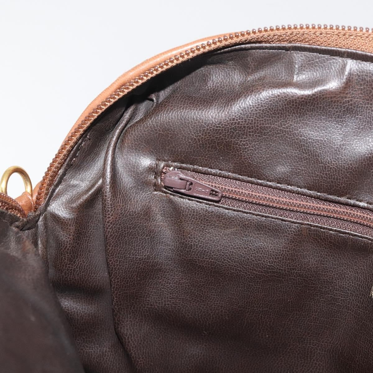Bally Vintage Leather Brown Leather Handbag (Pre-Owned)