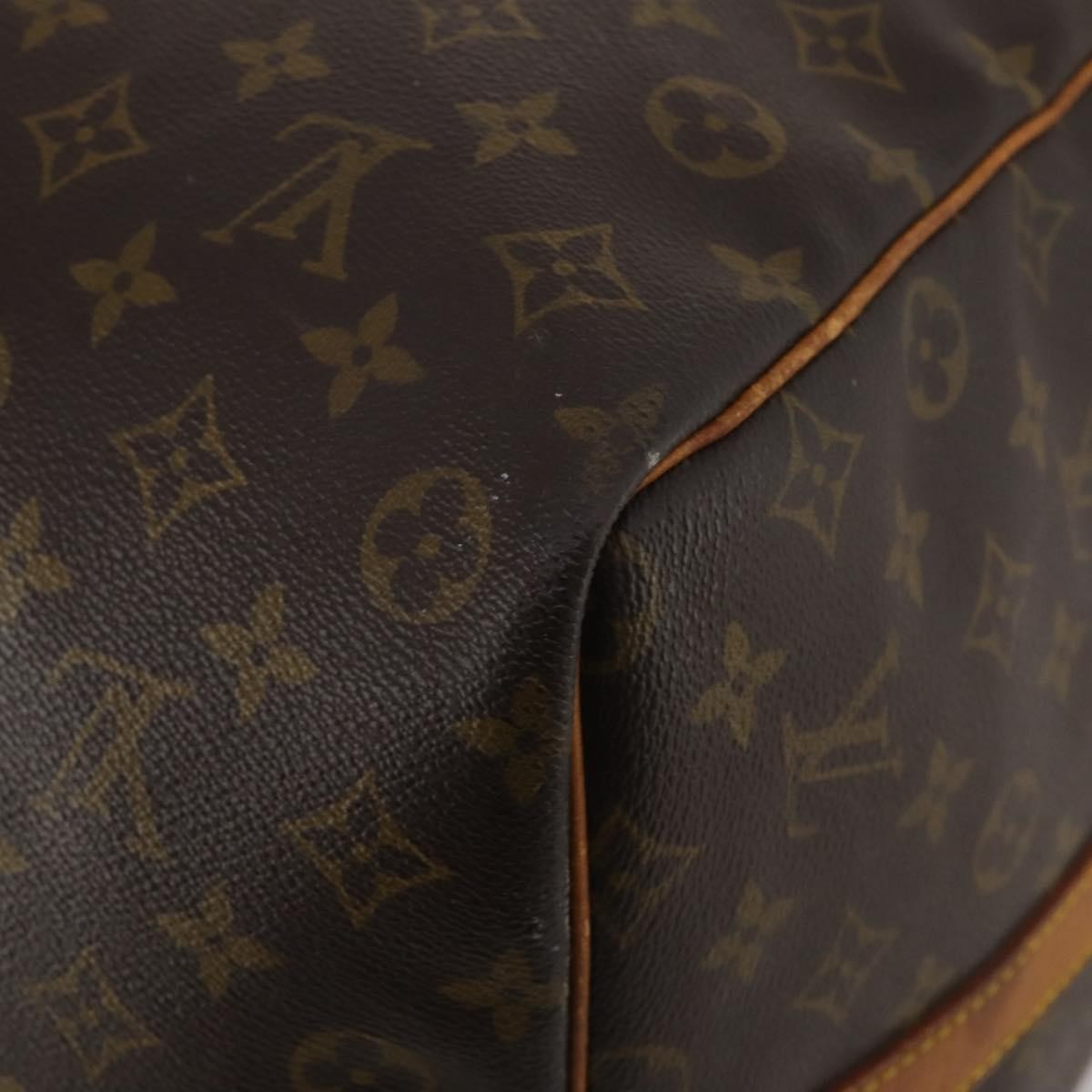 Louis Vuitton Keepall Bandouliere Monogram Canvas Brown Canvas Travel Bag Bag (Pre-Owned)