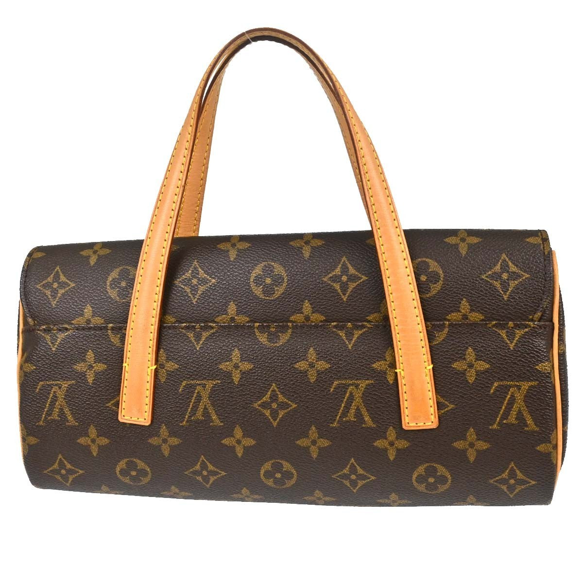 Louis Vuitton Sonatine Monogram Canvas Brown Canvas Handbag (Pre-Owned)