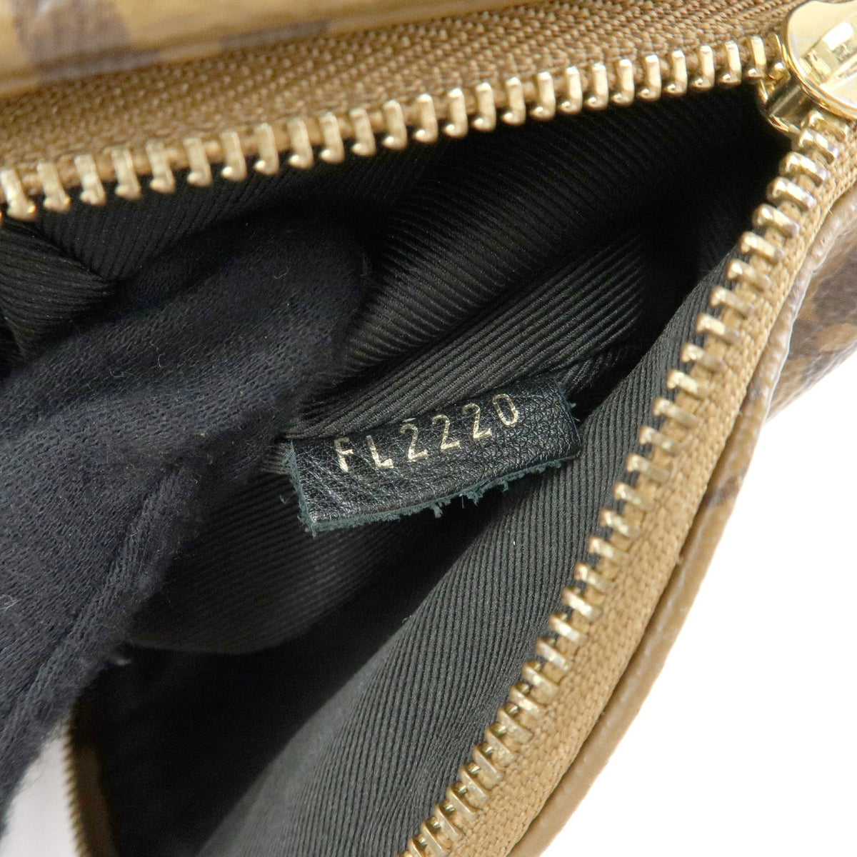 Louis Vuitton Palm Springs Reverse Monogram Canvas Brown Canvas Backpack Bag (Pre-Owned)