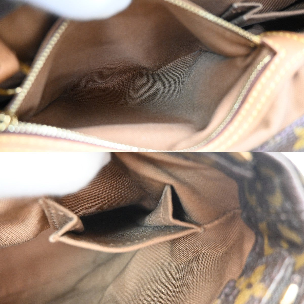 Louis Vuitton Cabas Piano Monogram Canvas Brown Canvas Tote Bag Bag (Pre-Owned)