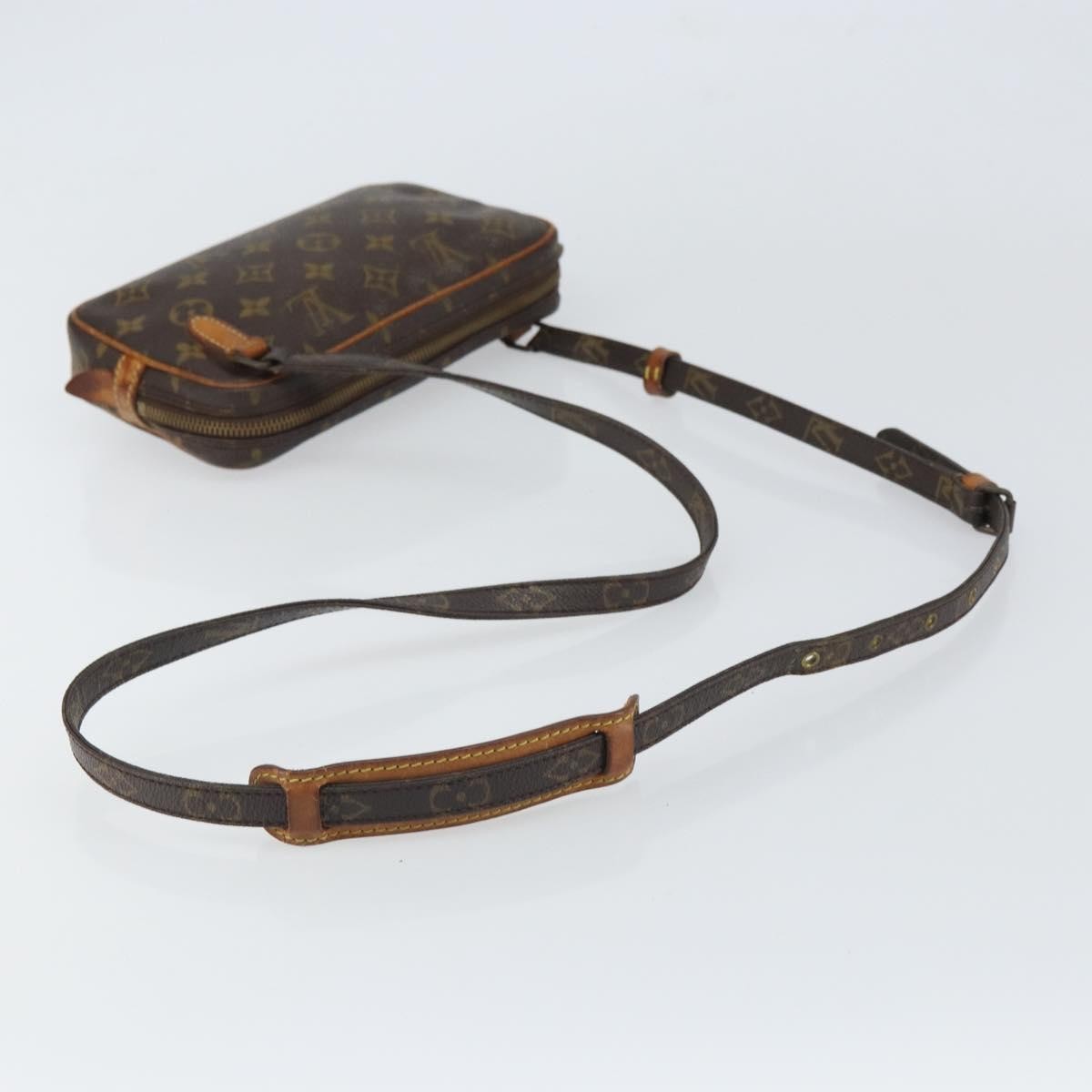 Louis Vuitton Pochette Marly Bandouliere Monogram Canvas Brown Canvas Shoulder Bag Bag (Pre-Owned)