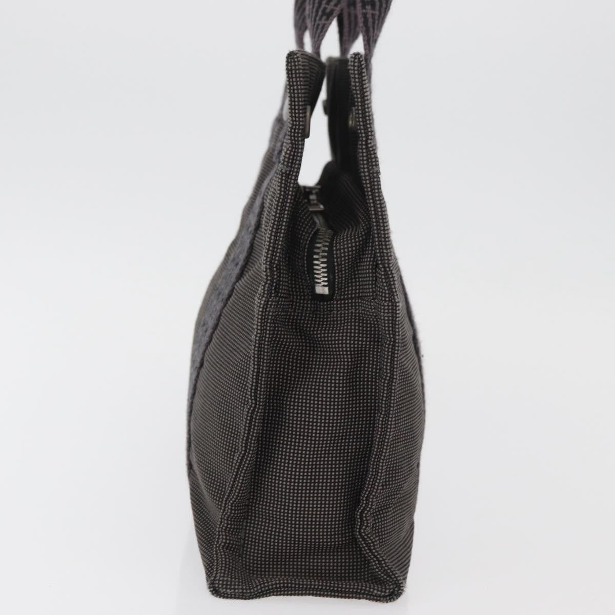 Hermes Fourre-Tout Herline Canvas Gray Canvas Tote Bag Bag (Pre-Owned)