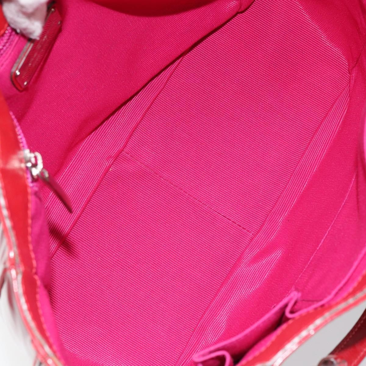 Salvatore Ferragamo Vintage Patent Leather Red Patent_Leather Tote Bag Bag (Pre-Owned)