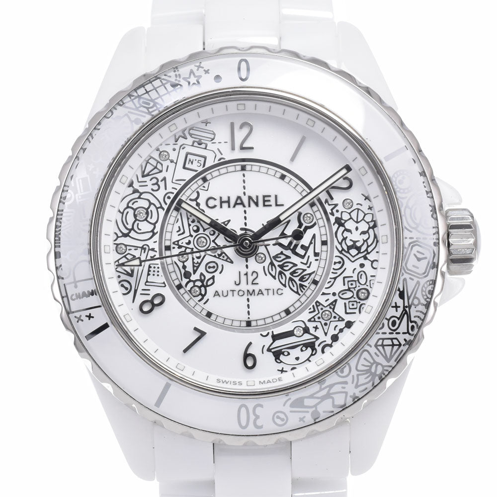 Chanel J12 Automatic Ceramic And Stainless Steel Watch (Pre-Owned)