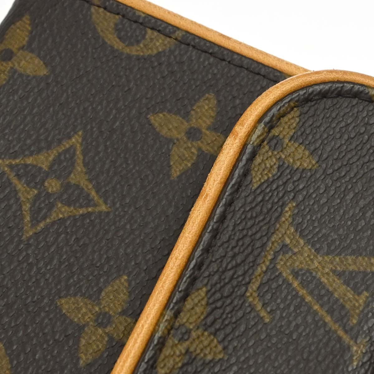 Louis Vuitton Florentine Waist Monogram Canvas Brown Canvas Clutche & Pouche Bag (Pre-Owned)