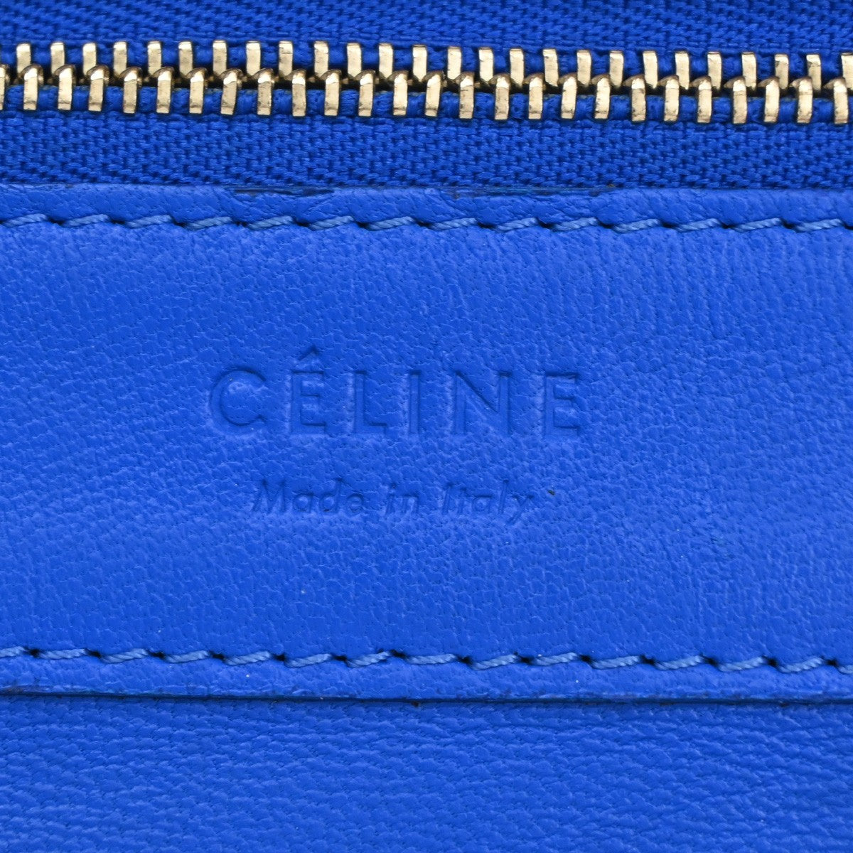 Celine Vertical Bi-Cabas Tote Leather Multicolour Leather Tote Bag Bag (Pre-Owned)