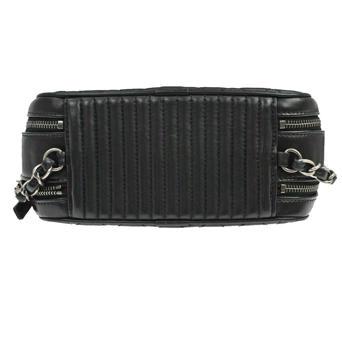 Chanel Coco Boy Camera Quilted Leather Black Leather Shoulder Bag Bag (Pre-Owned)