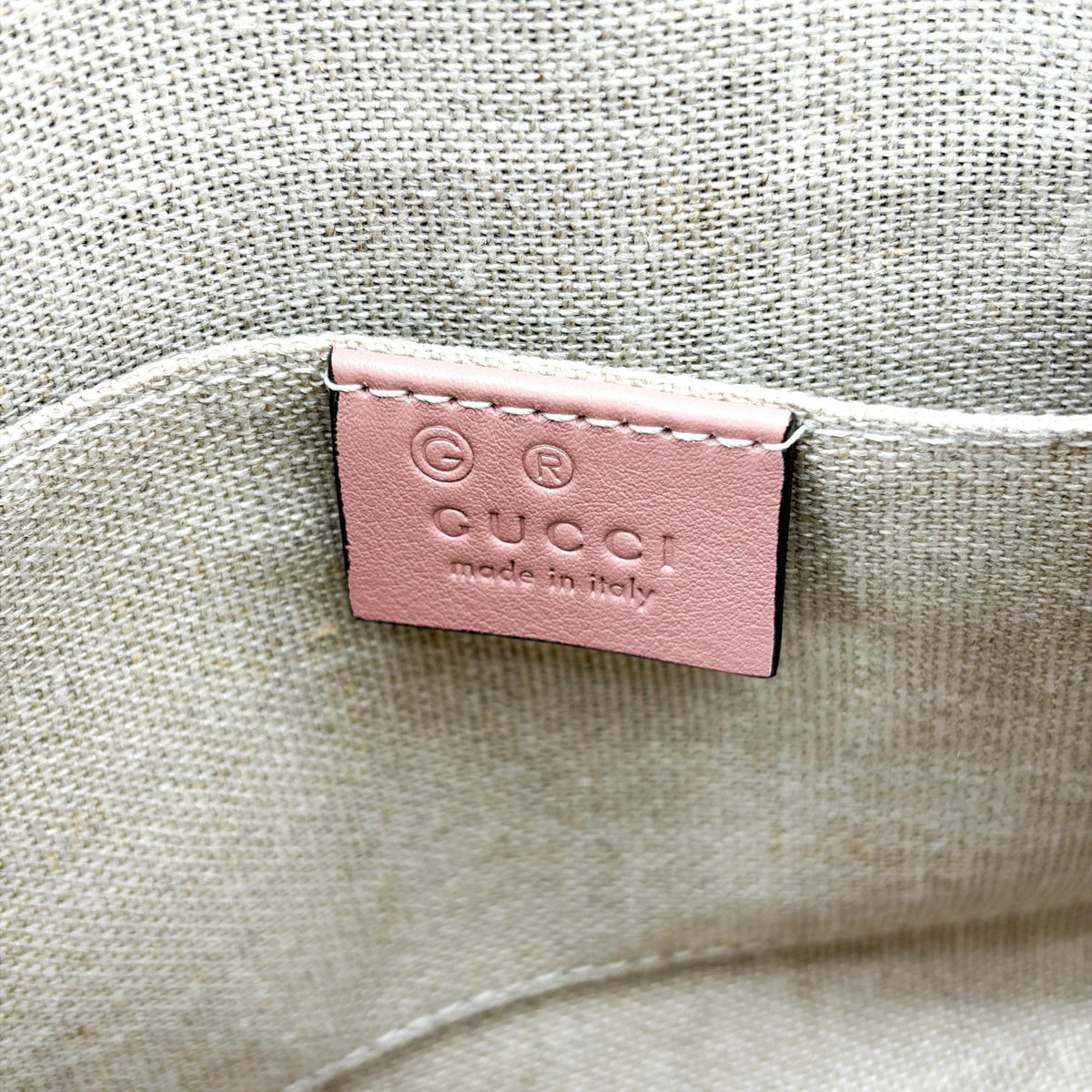Gucci Convertible Dome Satchel Microguccissima Leather Pink Leather Handbag (Pre-Owned)