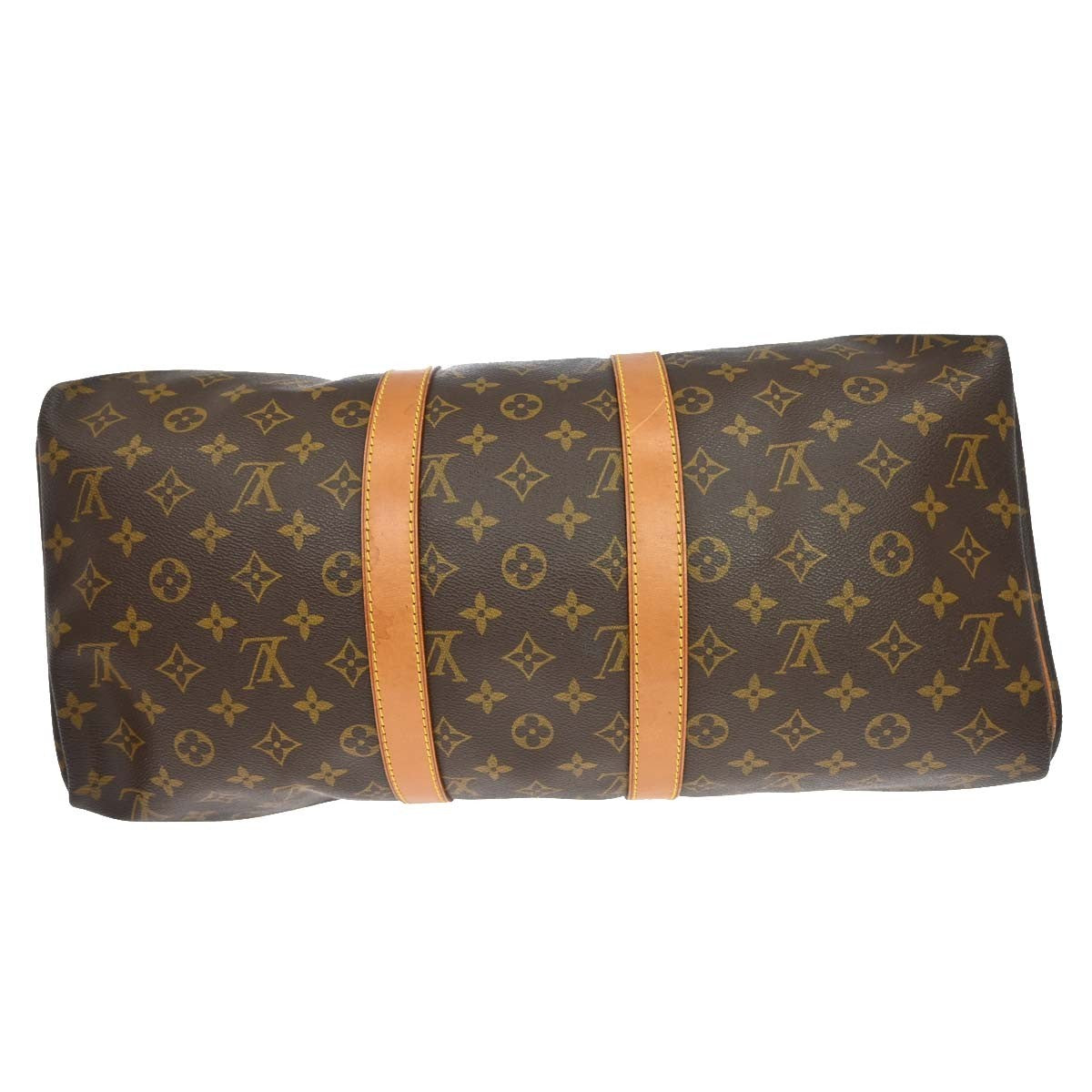 Louis Vuitton Keepall Monogram Canvas Brown Canvas Travel Bag Bag (Pre-Owned)