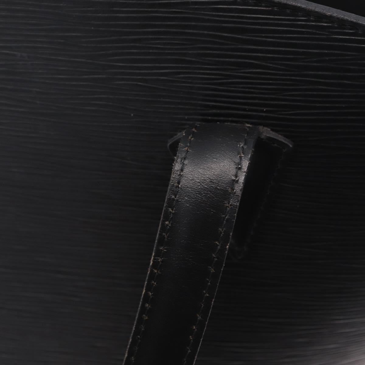 Louis Vuitton Saint Jacques Epi Leather Black Leather Handbag (Pre-Owned)