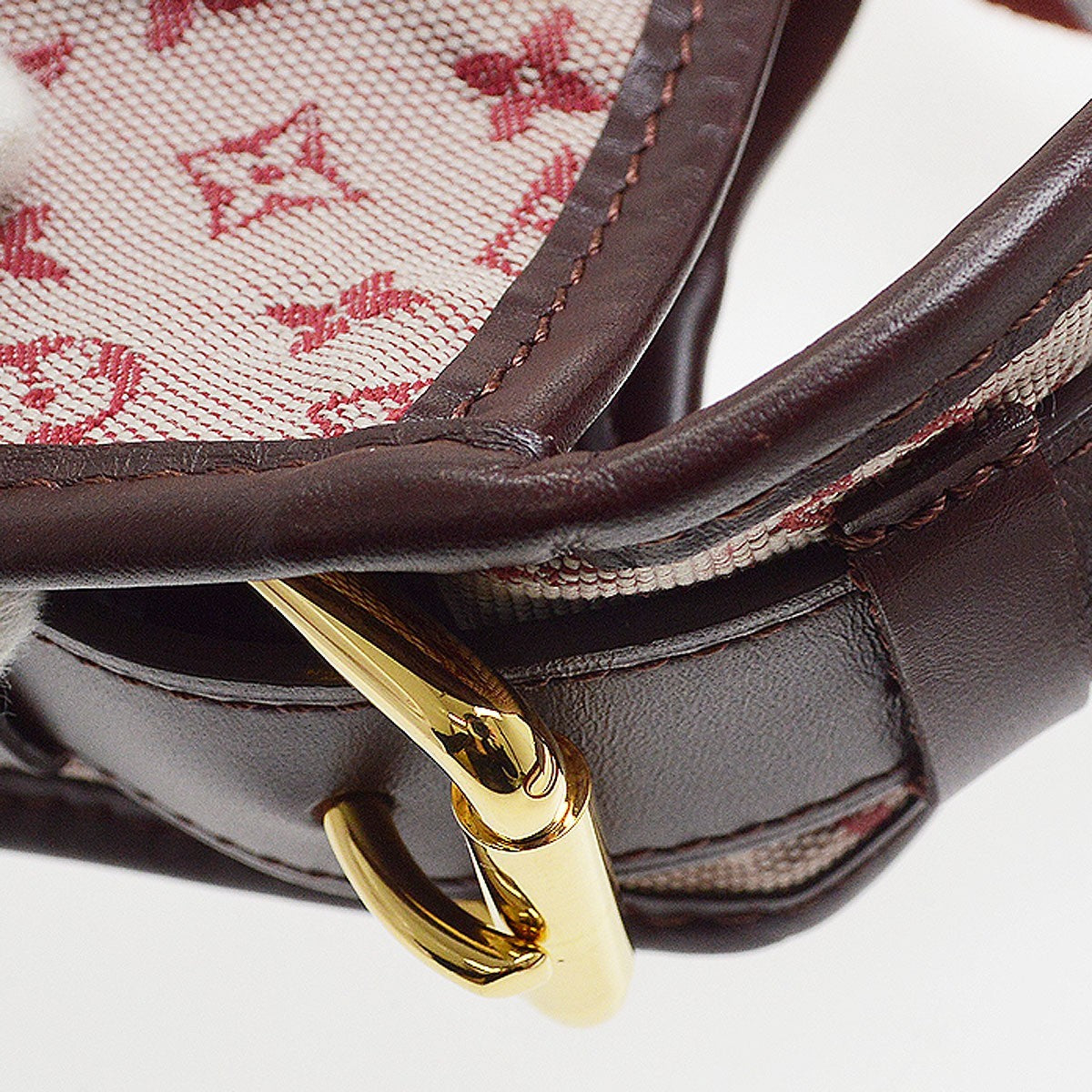 Louis Vuitton Mary Kate Messenger Mini Lin Burgundy Canvas Shoulder Bag Bag (Pre-Owned)