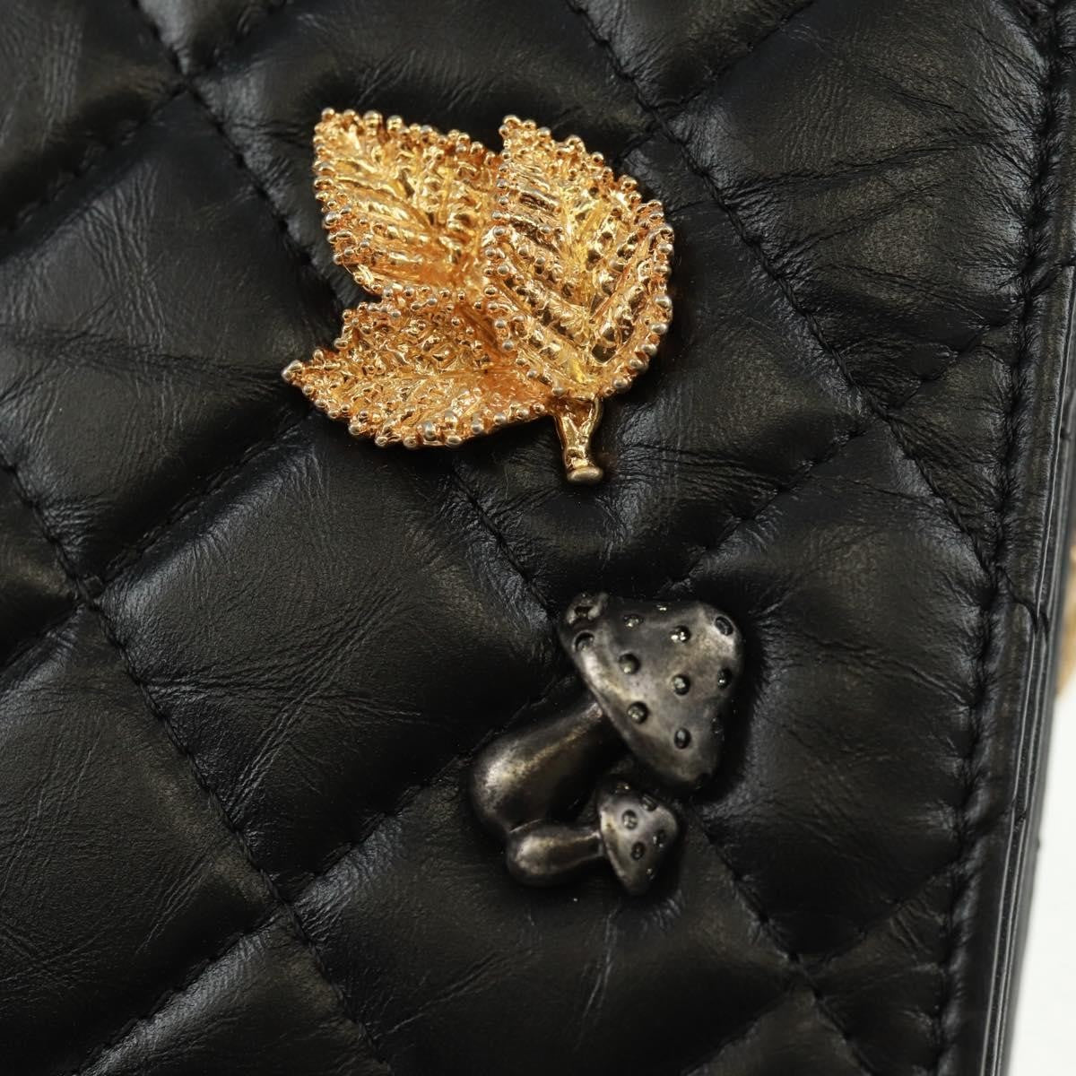 Chanel Lucky Charms Reissue 2.55 Flap Leather Black Leather Shoulder Bag Bag (Pre-Owned)