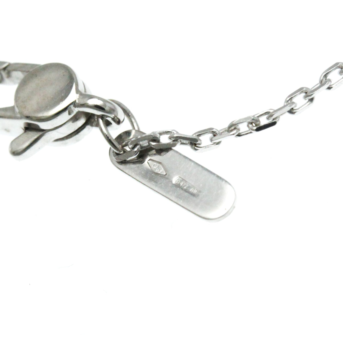 Gucci Icon Twirl 18K White Gold With Diamonds Silver White_Gold Necklace Jewelry (Pre-Owned)