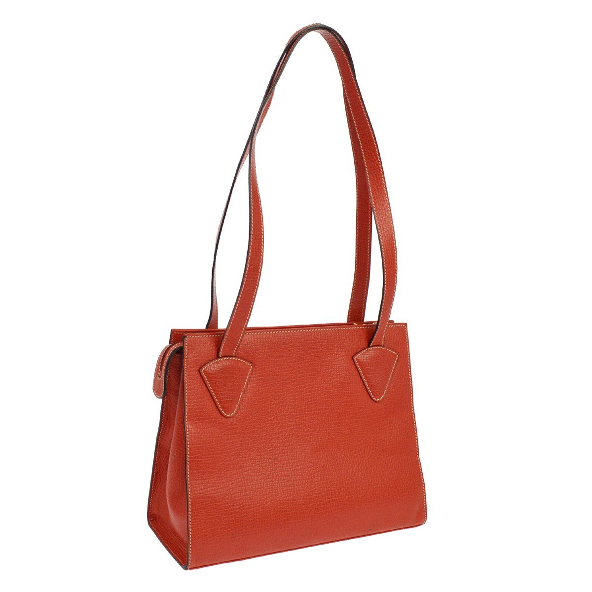 Loewe Shoulder Bag Leather Red Leather Shoulder Bag Bag (Pre-Owned)
