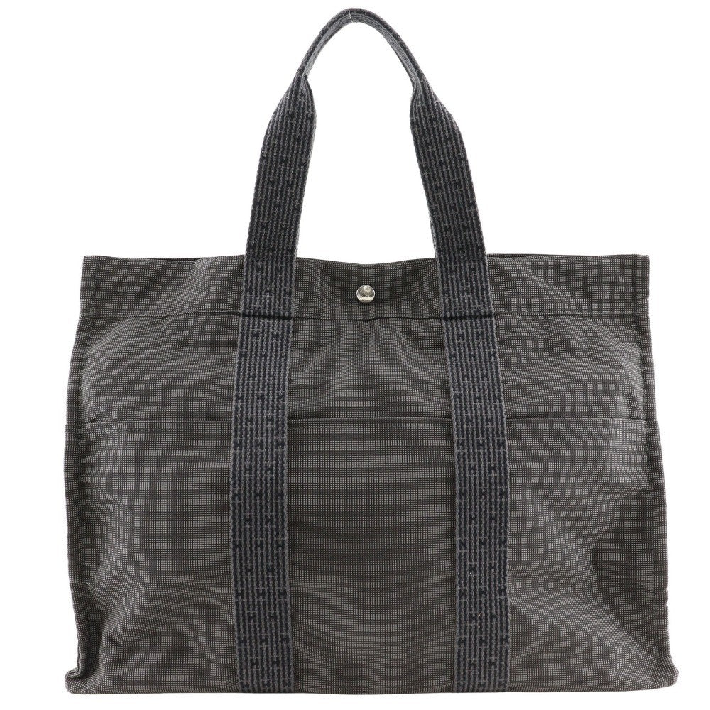 Hermes Fourre-Tout Herline Fourre-Tout Herline Gray Canvas Tote Bag Bag (Pre-Owned)