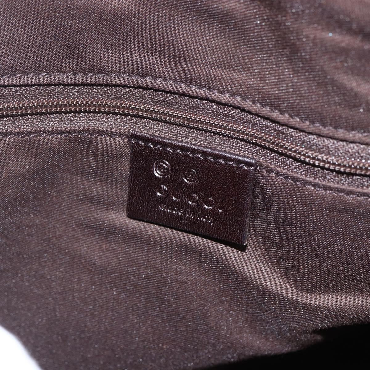 Gucci Gg Canvas Canvas Brown Canvas Tote Bag Bag (Pre-Owned)