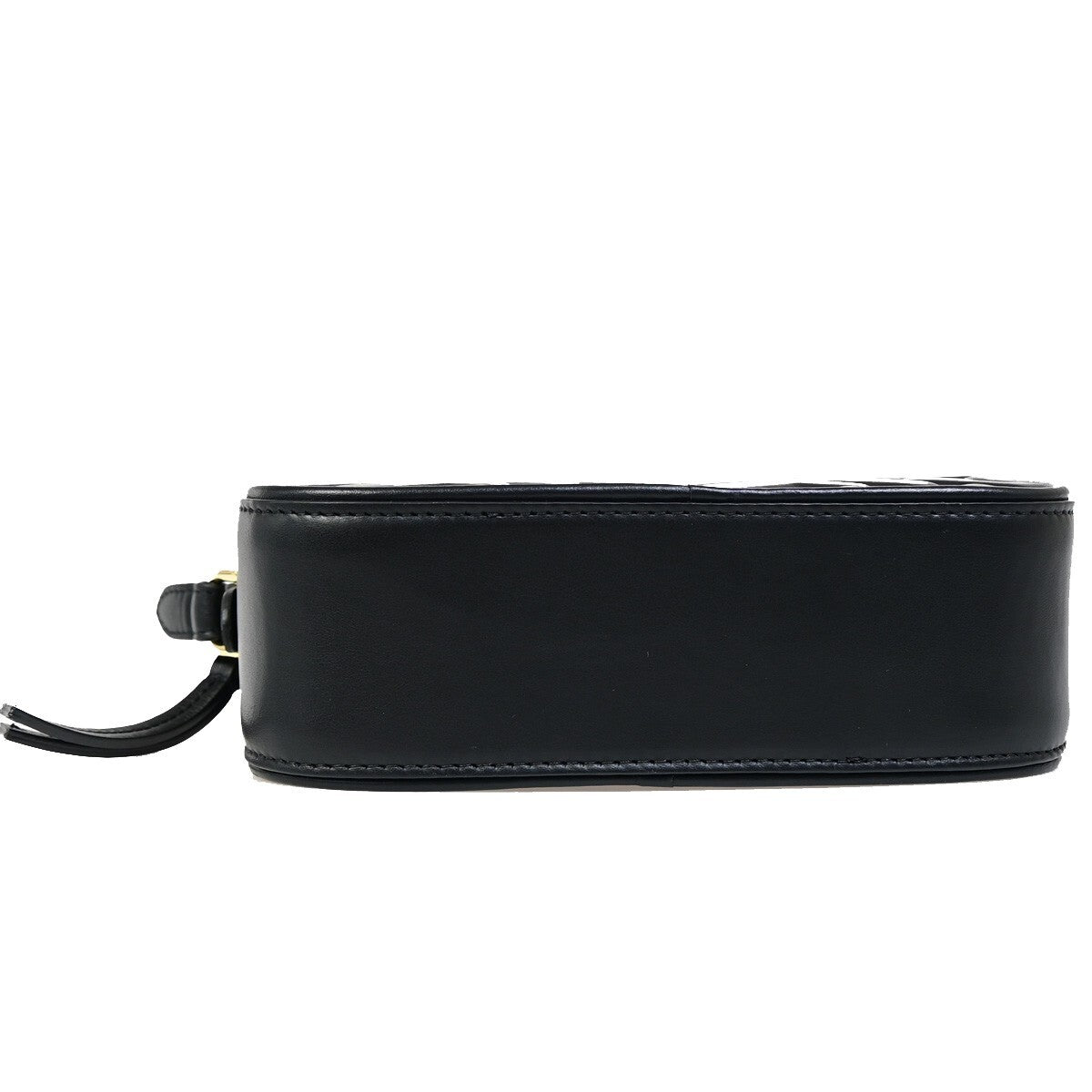 Fendi Camera Zucca Embossed Leather Black Leather Handbag (Pre-Owned)