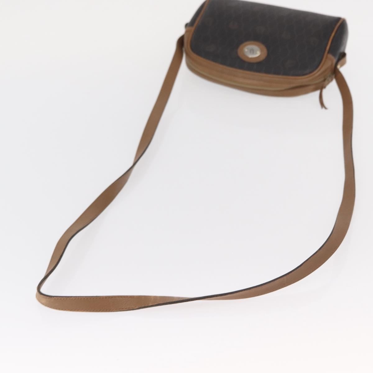 Christian Dior Vintage Honeycomb Canvas And Leather Black Canvas Shoulder Bag Bag (Pre-Owned)