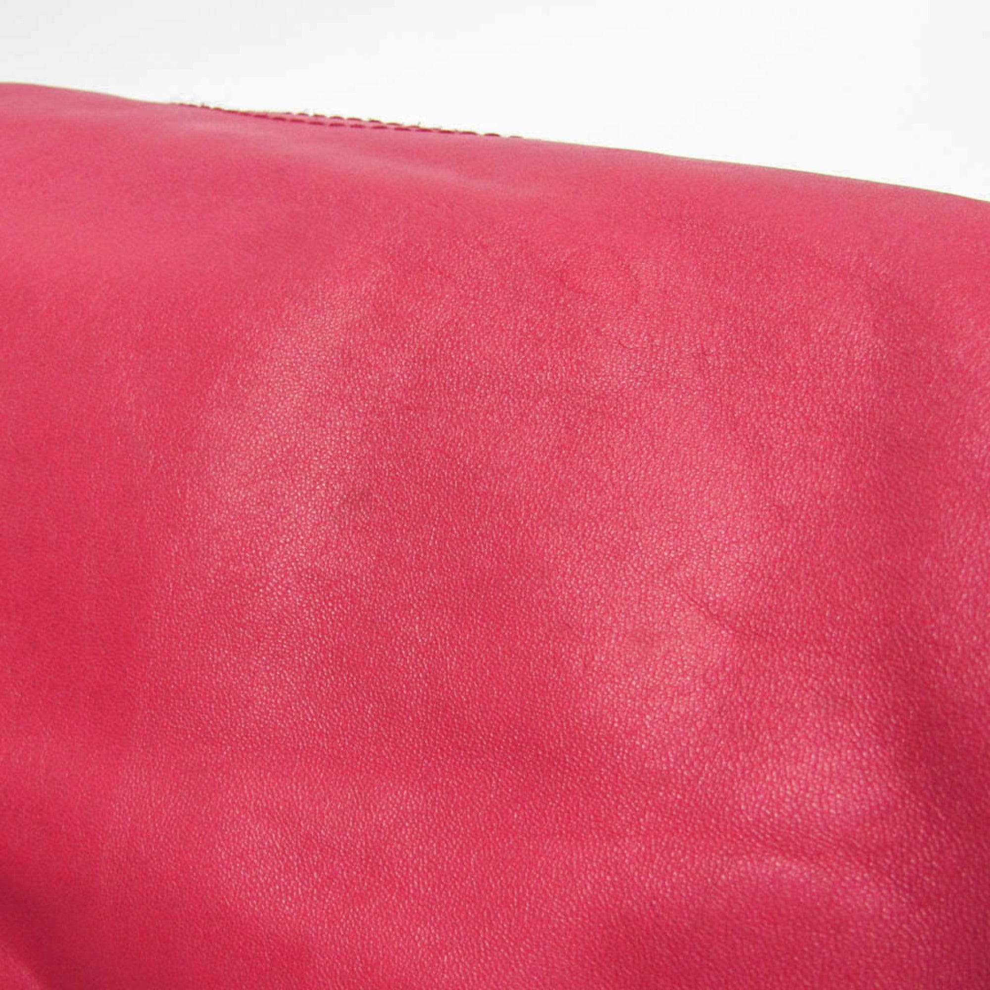 Loewe Anagram Logo Nappa Aire Hand Leather Pink Leather Handbag (Pre-Owned)