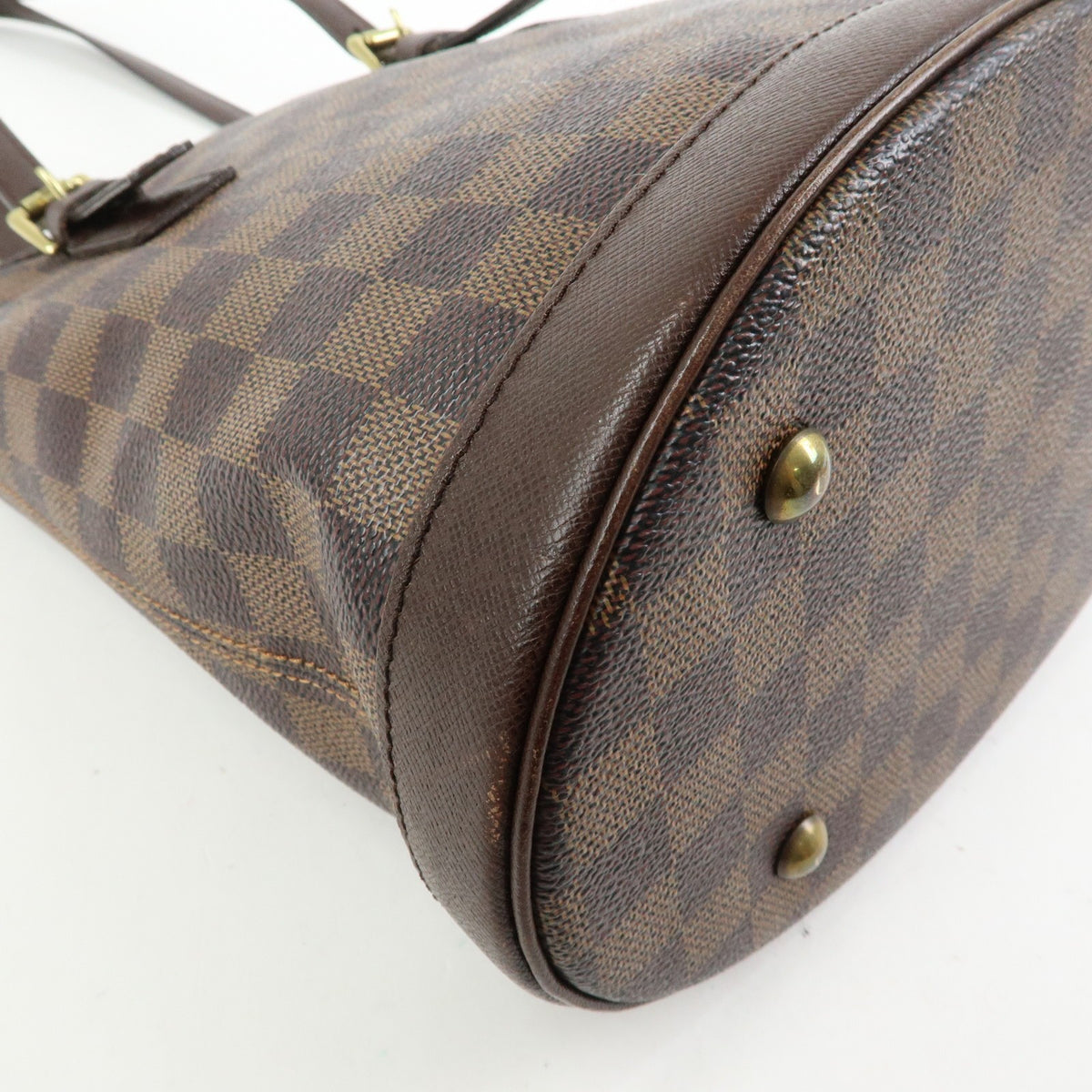 Louis Vuitton Marais Bucket Damier Brown Canvas Handbag (Pre-Owned)