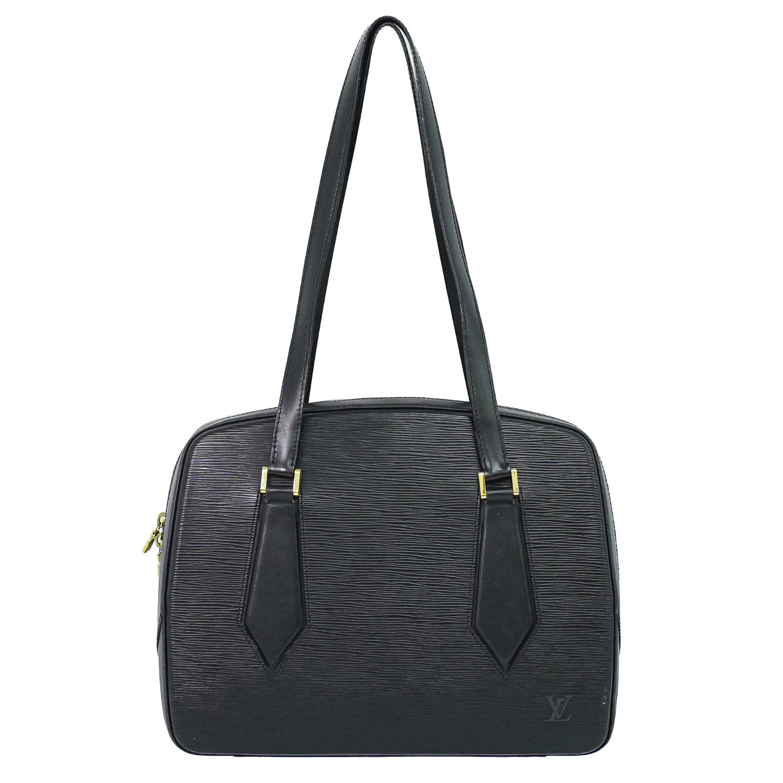 Louis Vuitton Voltaire Epi Leather Black Leather Shoulder Bag Bag (Pre-Owned)
