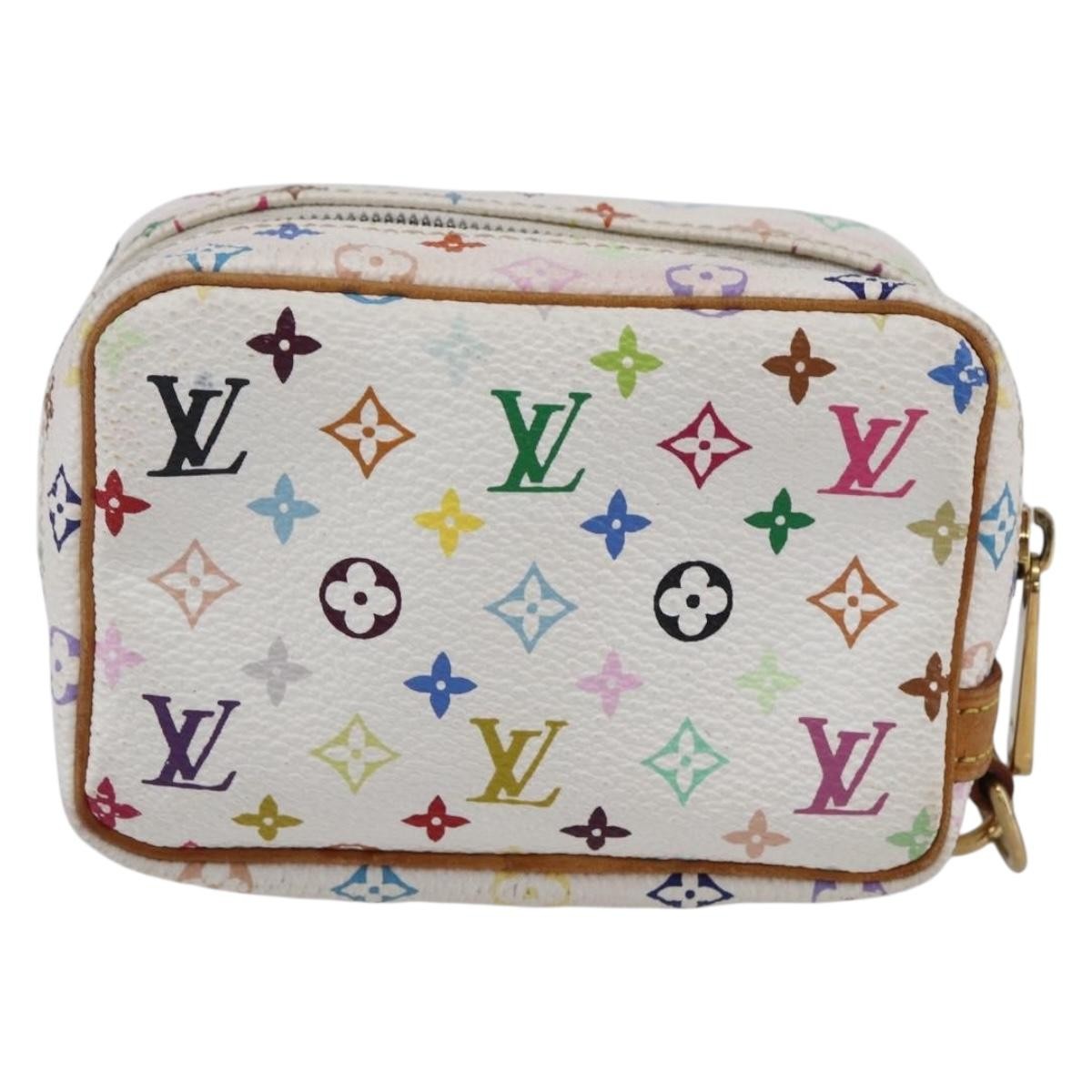 Louis Vuitton Wapity Trousse Monogram Multicolor White Canvas Clutche & Pouche Bag (Pre-Owned)