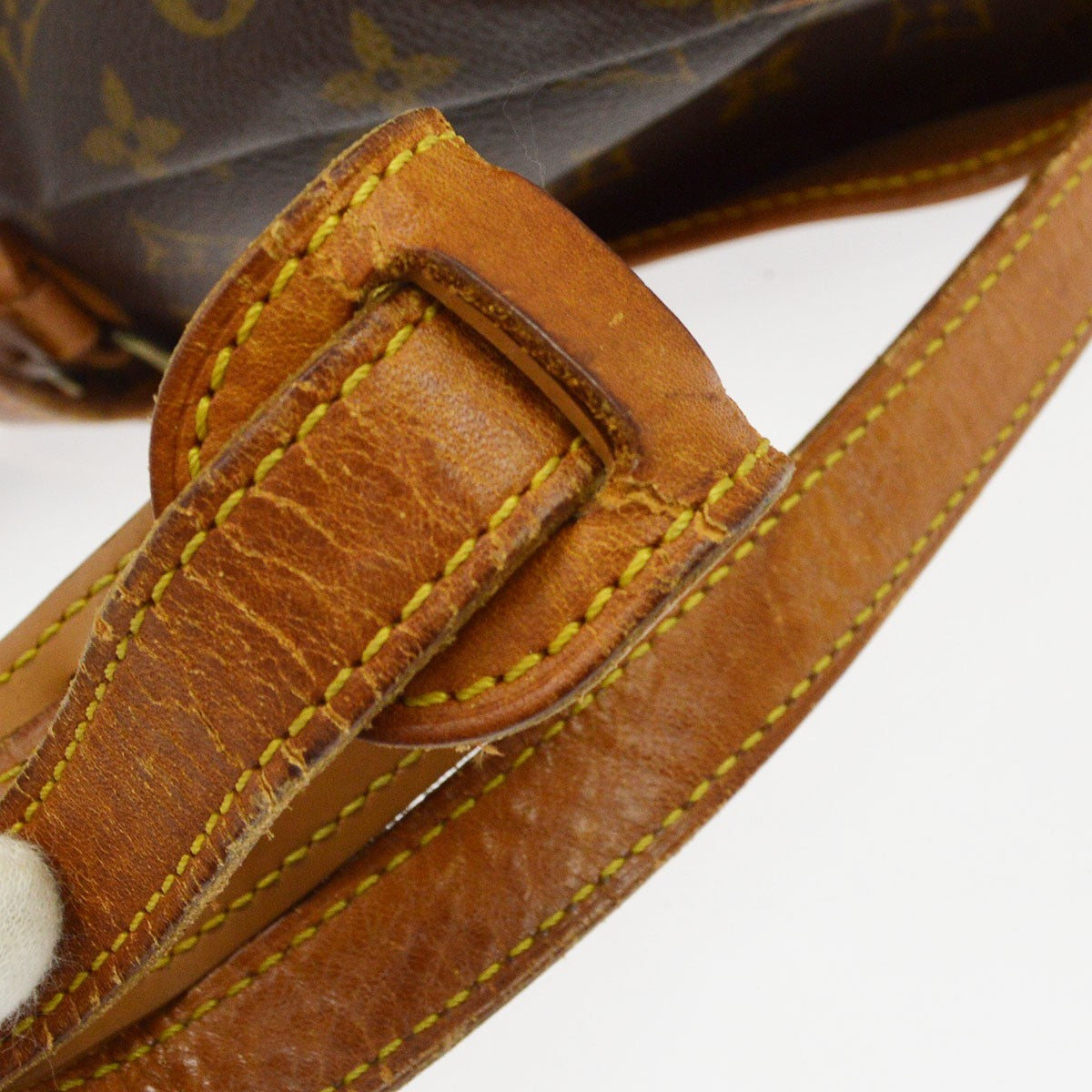 Louis Vuitton Saumur Monogram Canvas Brown Canvas Shoulder Bag Bag (Pre-Owned)
