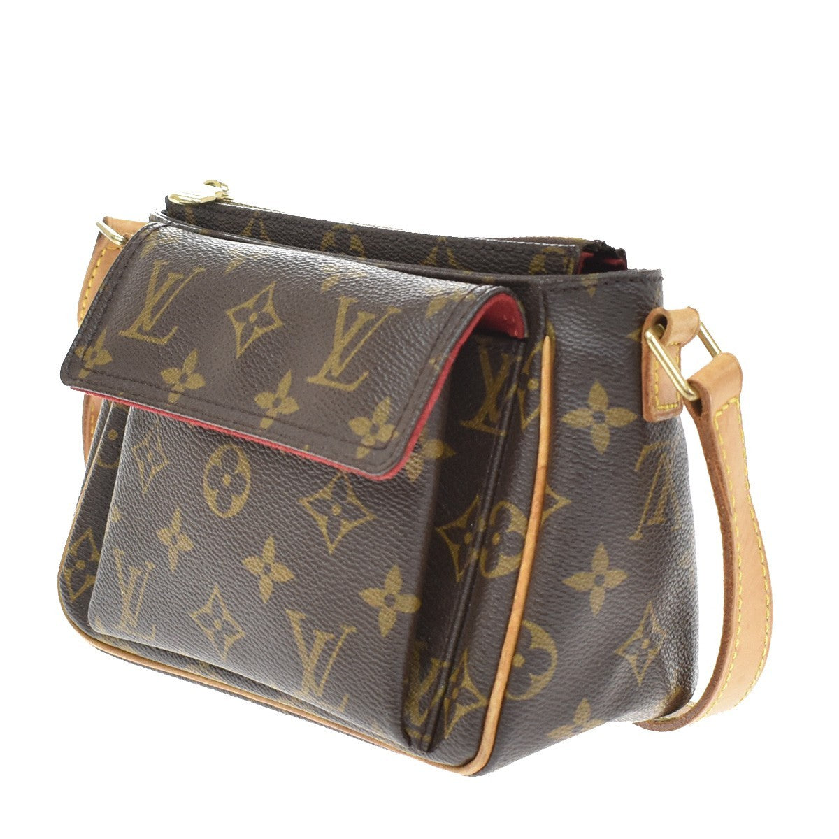 Louis Vuitton Viva Cite Monogram Canvas Brown Canvas Handbag (Pre-Owned)