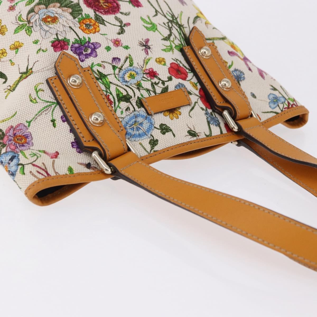 Gucci Craft Flora Canvas Multicolour Canvas Tote Bag Bag (Pre-Owned)