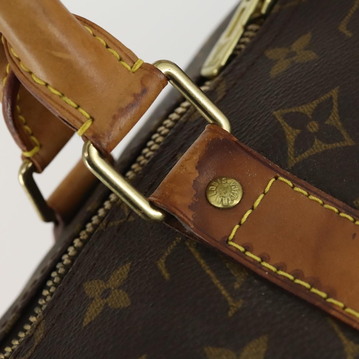 Louis Vuitton Keepall Monogram Canvas Brown Canvas Travel Bag Bag (Pre-Owned)