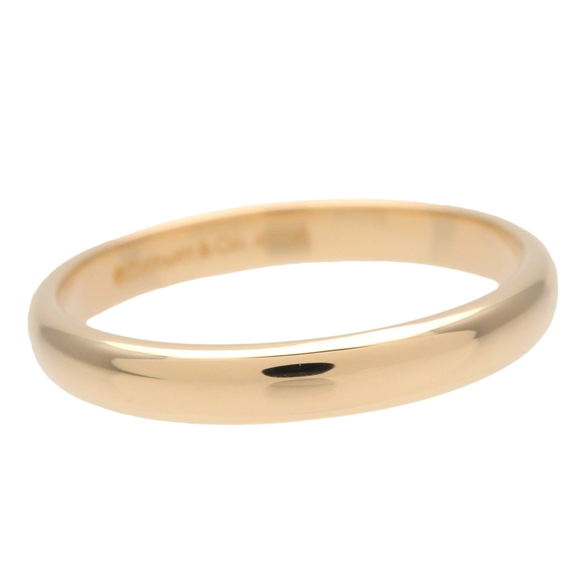 Tiffany & Co. Classic Wedding Band 18K Yellow Gold Gold Yellow_Gold Ring Jewelry (Pre-Owned)